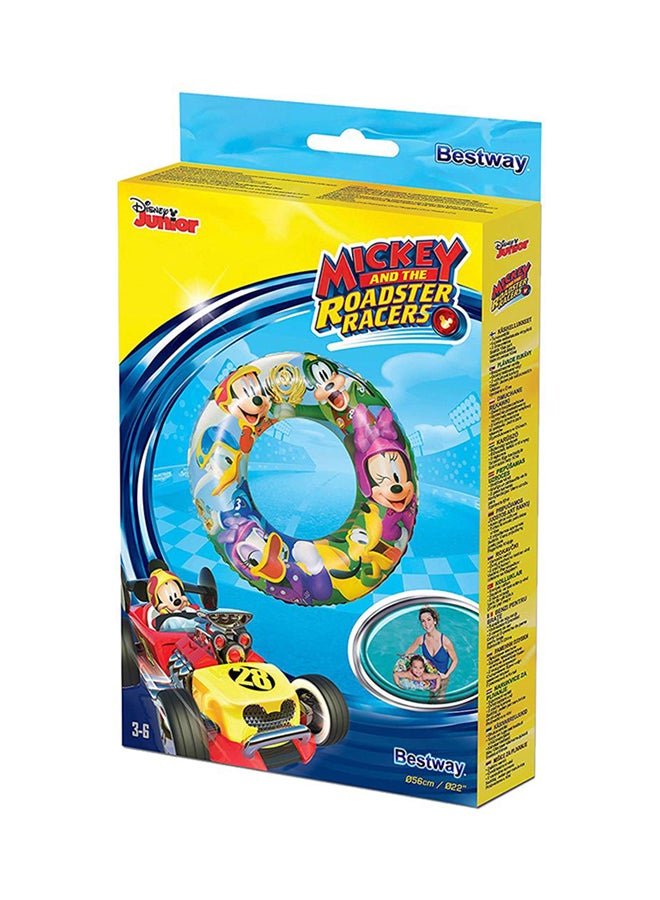 Bestway Mickey Mouse Club House Swim Ring 122 x 25cm - Image 1