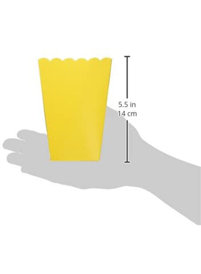 أمسكان مجموعة علب فشار من الورق سادة من 5 قطع S - Image 2