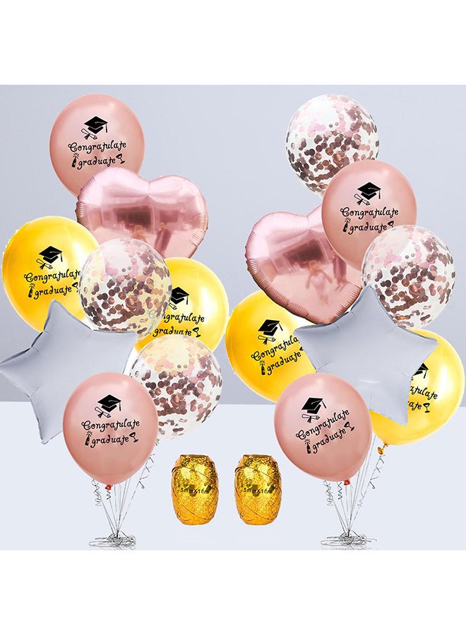 Sharpdo 50-Piece Congratulate Graduate Party Decoration Balloons - Image 5