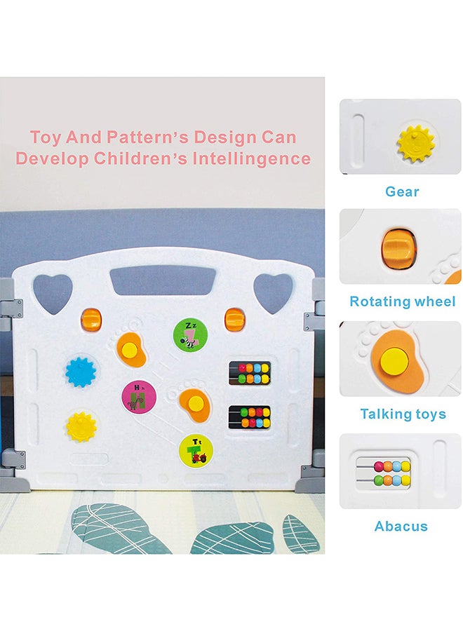 أر بي دبليو تويز روضة وسياج للأطفال مكون من 12 لوحة طراز 16329 - Image 2