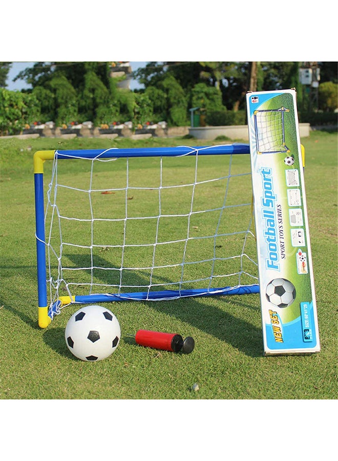 Bluelans - Mini Inflatable Football Soccer Goal Post Net 60centimeter - Image 1