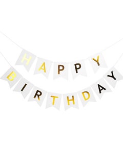 FancyLife 5-Piece Confetti Balloon Happy Birthday Wall Banner  - Image 2
