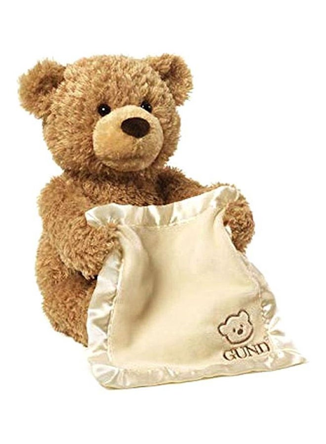 Motim - Peek A Boo Teddy Bear Stuffed Toy TH0052-T 11.5inch - Image 1