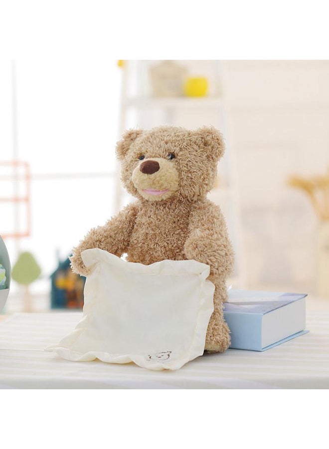 Motim - Peek A Boo Teddy Bear Stuffed Toy TH0052-T 11.5inch - Image 1