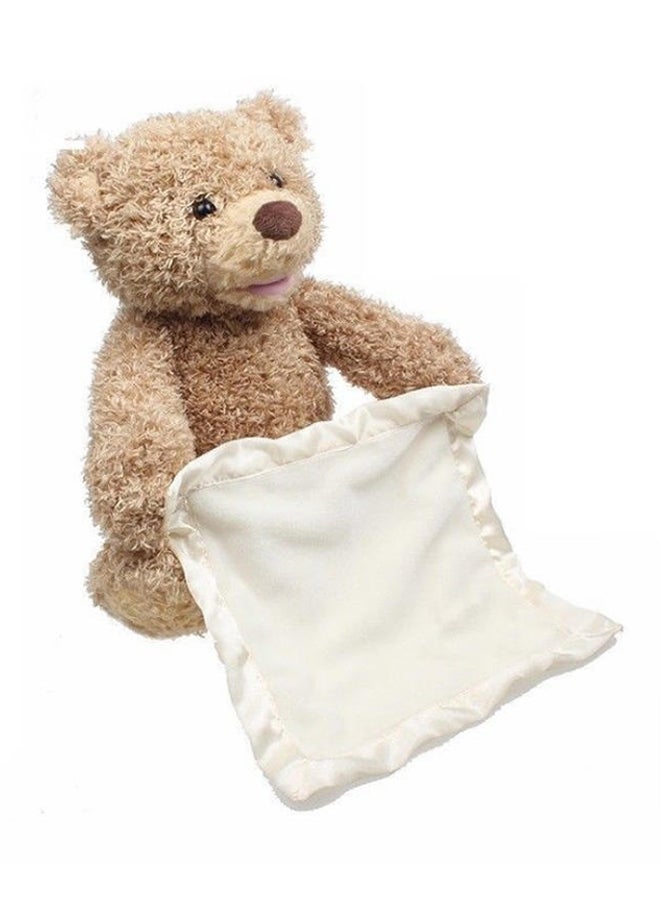 Motim - Peek A Boo Teddy Bear Stuffed Toy TH0052-T 11.5inch - Image 1