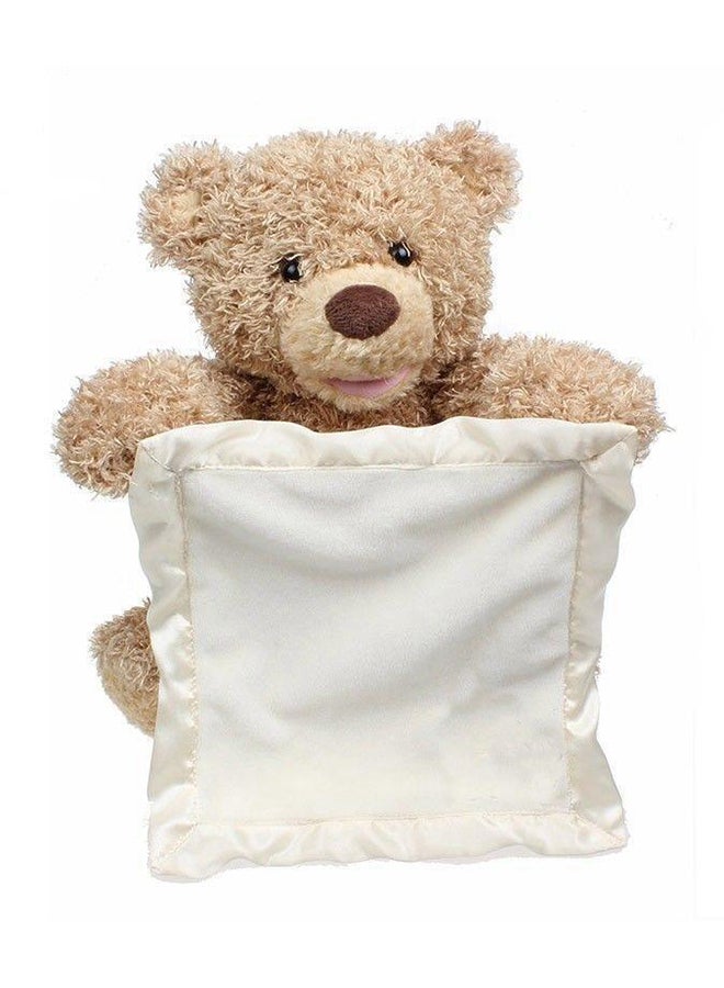 Motim - Peek A Boo Teddy Bear Stuffed Toy TH0052-T 11.5inch - Image 1