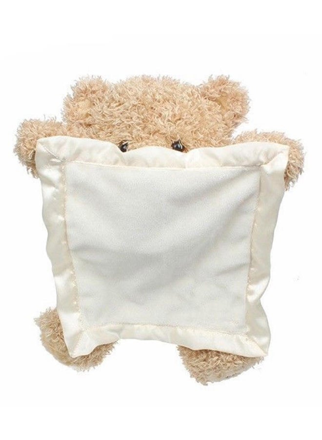 Motim - Peek A Boo Teddy Bear Stuffed Toy TH0052-T 11.5inch - Image 1
