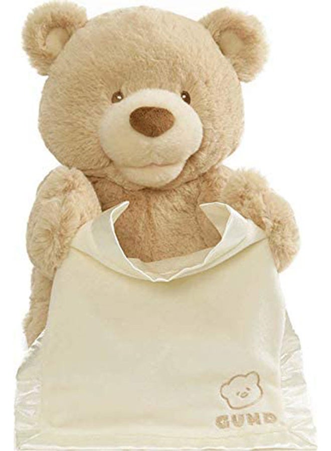 Motim - Peek A Boo Teddy Bear Stuffed Toy TH0052-T 11.5inch - Image 1