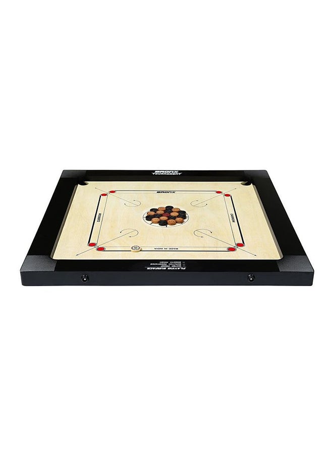 Ellora Kids Size Wooden Carrom Board With 25 Coins, - v1631099850/N34025263A_3