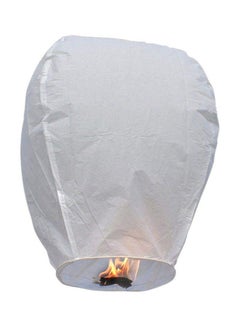 Max Pack Of 10 Flying Chinese Sky Lantern White 36 x 18 x 18inch  - Image 2