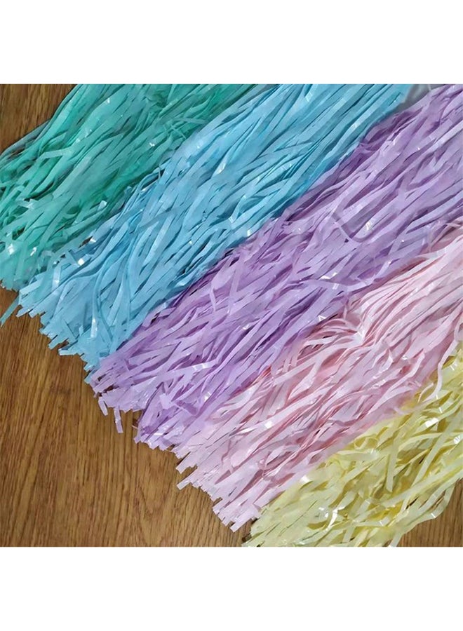 Party Time - Foil Fringe Curtain Baby Pink - Image 1