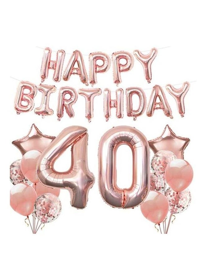 Party Time - 40th Balloon Decoration Set - Image 1