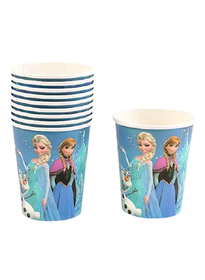 تامونا "طقم أكواب لحفلات أعياد الميلاد بتصميم مستوحى من فيلم "Frozen" مكون من 10 قطع" - Image 1