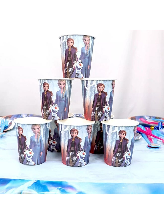 تامونا "طقم أكواب لحفلات أعياد الميلاد بتصميم مستوحى من فيلم "Frozen" مكون من 10 قطع" - Image 4