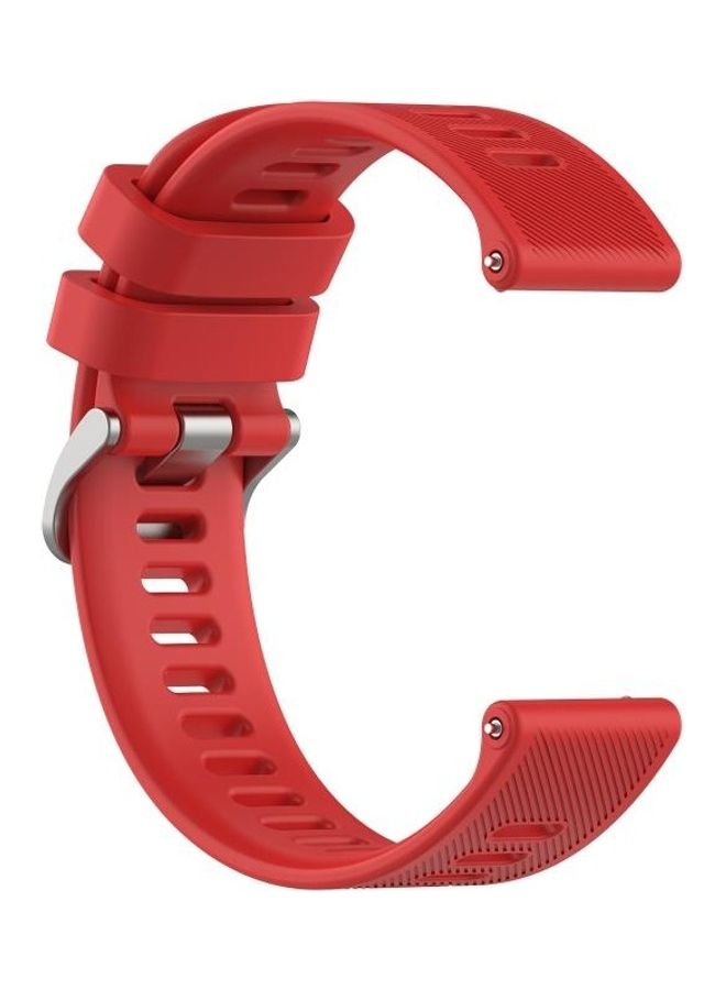 BGM Silicone Replacement Strap Watchband For Garmin Forerunner 158 / 55 Red - Image 2
