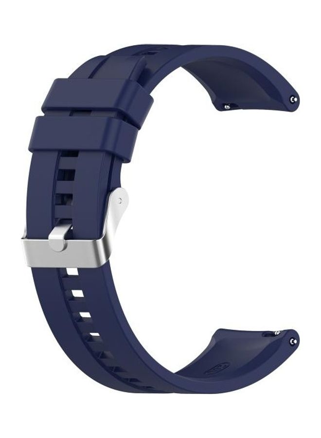 BGM Silicone Replacement Strap Watchband For Huawei Watch 3 / 3 Pro Blue - Image 1