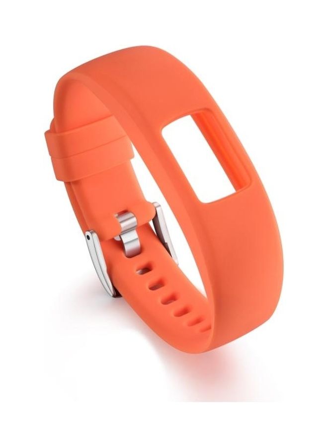 BGM Silicone Replacement Strap Band For Garmin Vivofit 4 Orange - Image 1