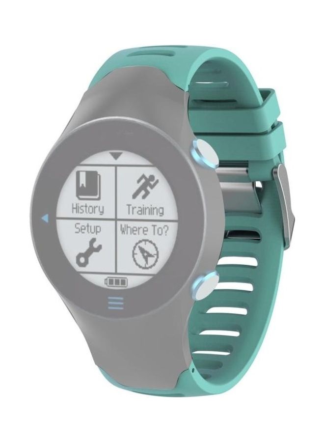 BGM Silicone Replacement Strap Band for Garmin Forerunner 610 Mint Green - Image 1