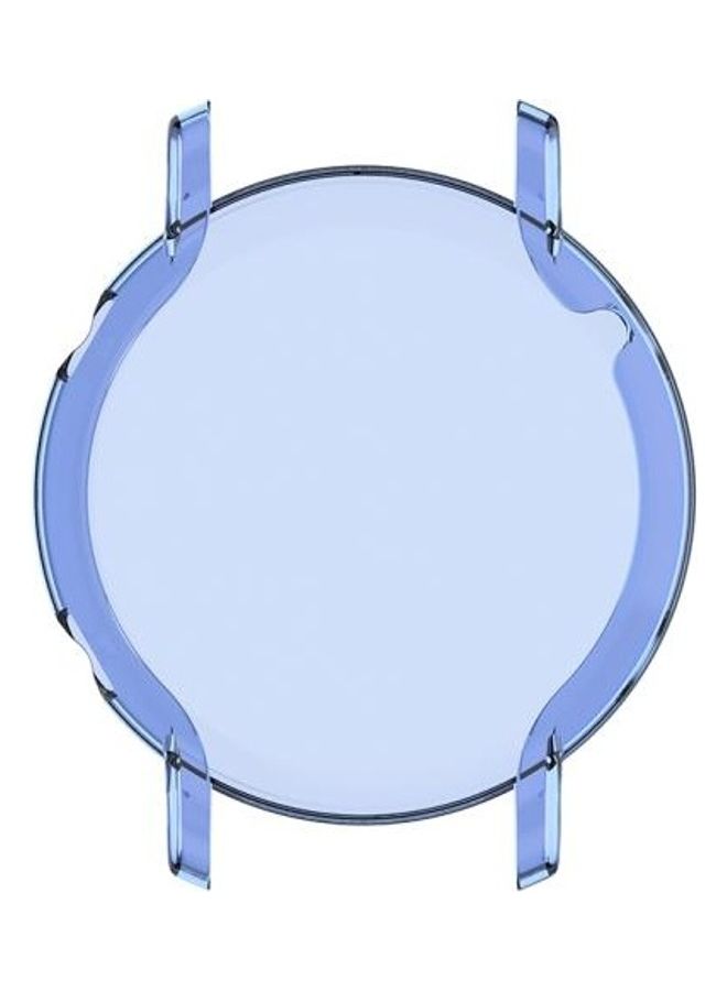 BGM Full Coverage Protective Case With Screen For Huawei Watch GT2 42mm Transparent Blue - Image 2