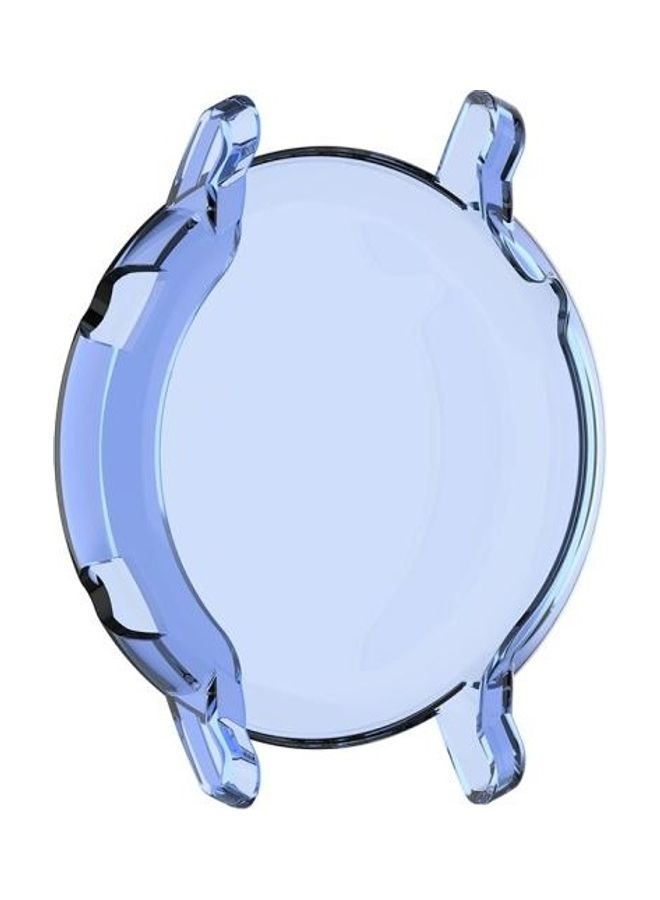 BGM Full Coverage Protective Case With Screen For Huawei Watch GT2 42mm Transparent Blue - Image 4