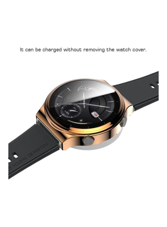 BGM TPU Protective Case Cover For Huawei Watch GT 2 Pro Full Coverage Rose Gold - Image 5