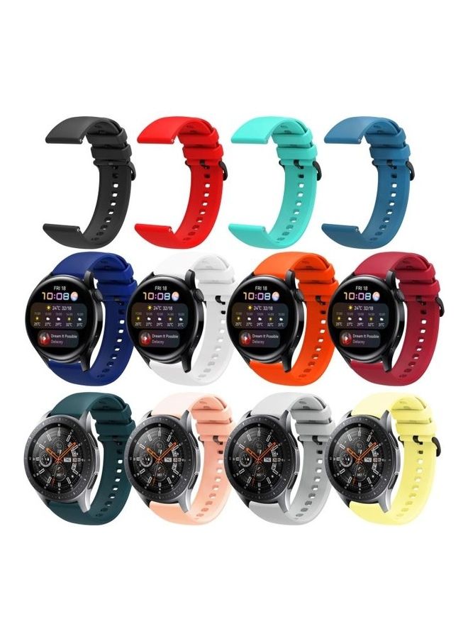 BGM Silicone Replacement Strap Watchband For Huawei Watch 3 / 3 Pro Green - Image 4