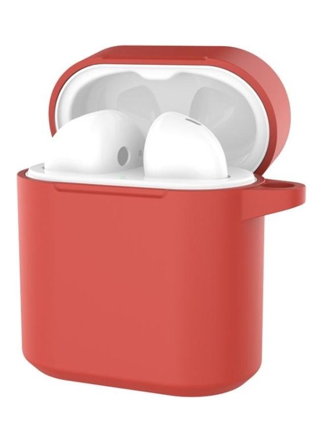 BGM Silicone Charging Box Protective Case for Huawei Honor FlyPods/FlyPods Pro/FreeBuds2/FreeBuds2 Pro Red  - Image 1