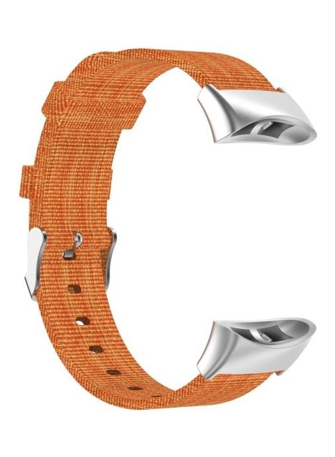 BGM Replacement Strap Band Nylon Canvas For Garmin Forerunner 45/45S/Swim 2 Orange - Image 4