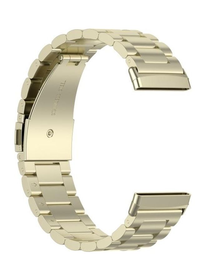 BGM Three Strains Of Stainless Steel Strap with Disassembly Tools For Fitbit Versa 3/Fitbit Sense Official Gold - Image 5