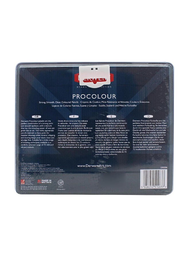 Derwent 24-Piece Procolour Pencil Set Multicolour - Image 2