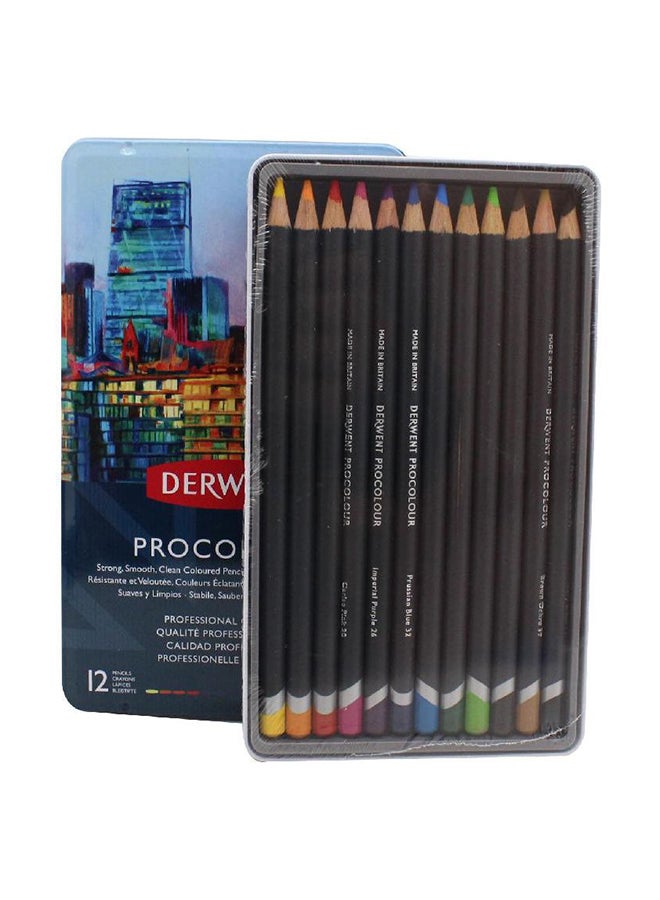 Derwent 12-Piece Procolour Pencil Set Multicolour - Image 3