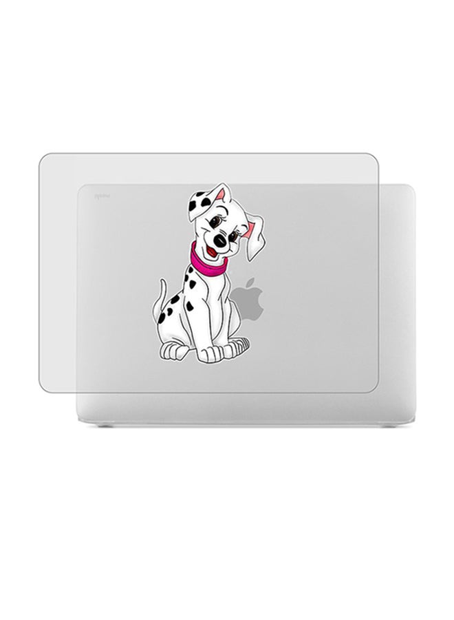 Theodor 2-Piece Printed Protective Hardshell Rubberized Case Cover For MacBook Air Silver - Image 1