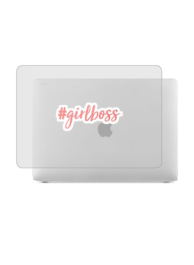 Theodor 2-Piece Printed Protective Hardshell Rubberized Case Cover For MacBook Air Silver - Image 1