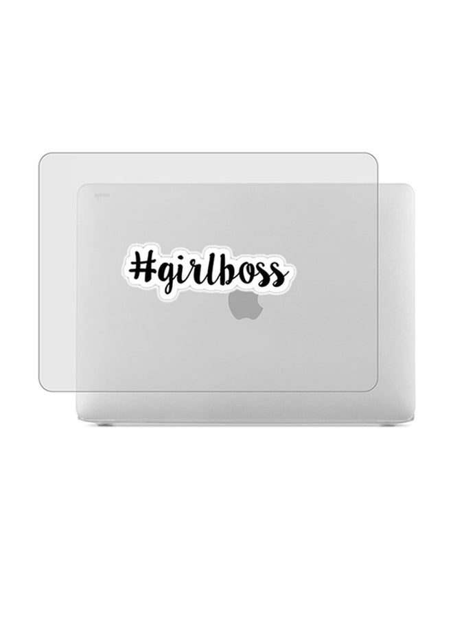 Theodor 2-Piece Printed Protective Hardshell Rubberized Case Cover For MacBook Air Silver - Image 1