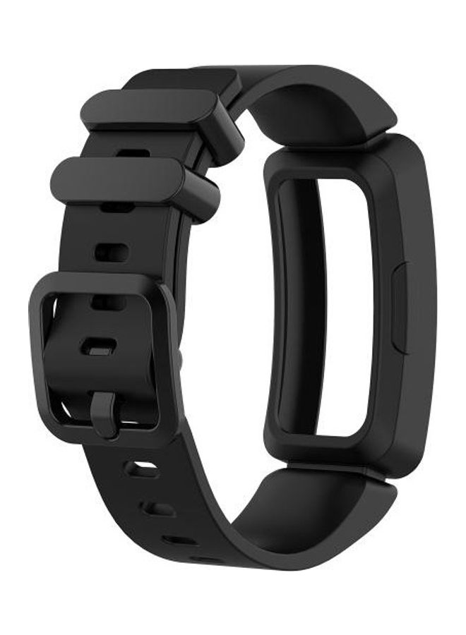 BGM Replacement Silicone Strap For Fitbit Inspire HR Black - Image 1