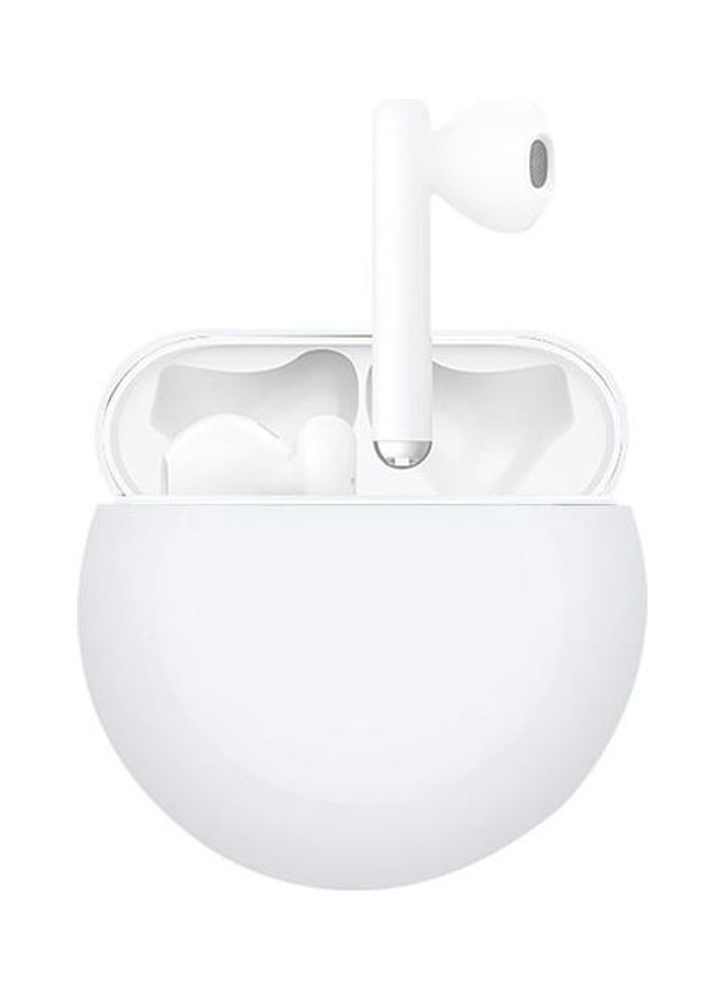 BGM Split Style Liquid Silicone Wireless Earphone Protective Case Storage Box for Huawei FreeBuds 3 White - Image 1