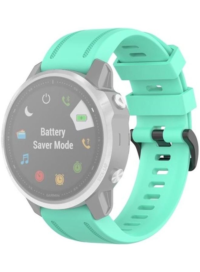 BGM Quick Release Replacement Band For Garmin fenix 6S Smartwatch 20 mm Lake Blue - Image 1