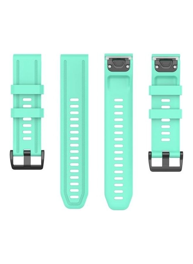 BGM Quick Release Replacement Band For Garmin fenix 6S Smartwatch 20 mm Lake Blue - Image 5