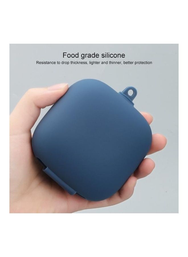 BGM Solid Colour Silicone Wireless Bluetooth Earphone Protective Case for Beats Powerbeats Pro Red - Image 4