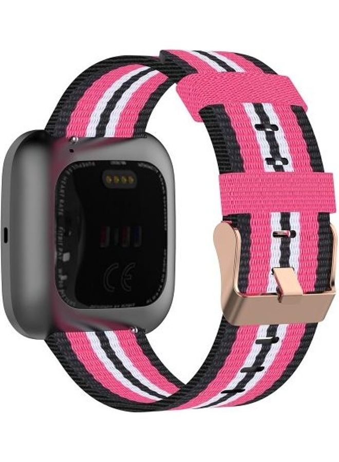 بي جي إم سوار فيرسا من قماش الكانفاس لساعة فيتبيت أسود - Image 1