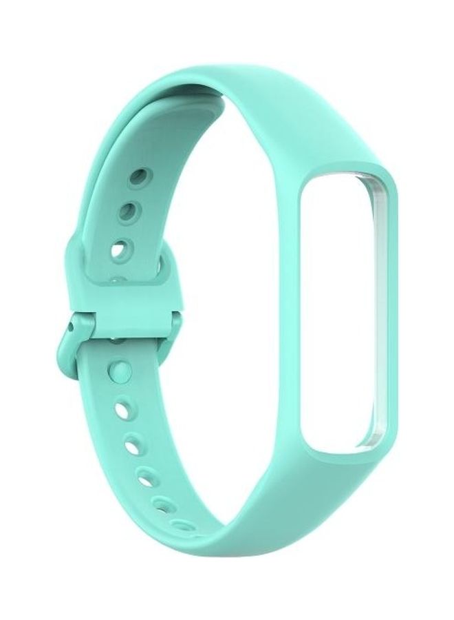 BGM Silicone Replacement Wrist Strap Watchband For Samsung Galaxy Fit 2 Green - Image 1