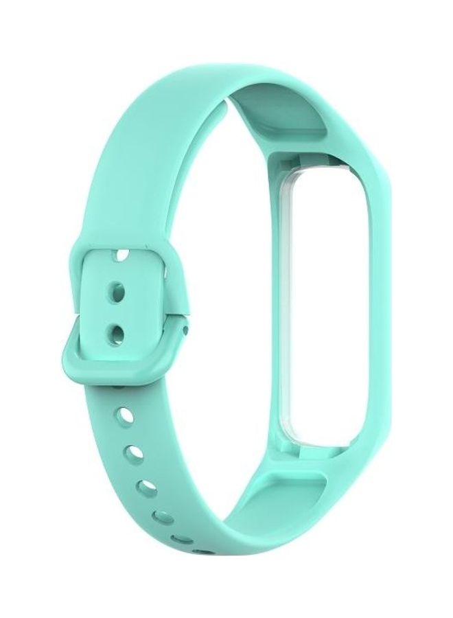 BGM Silicone Replacement Wrist Strap Watchband For Samsung Galaxy Fit 2 Green - Image 2