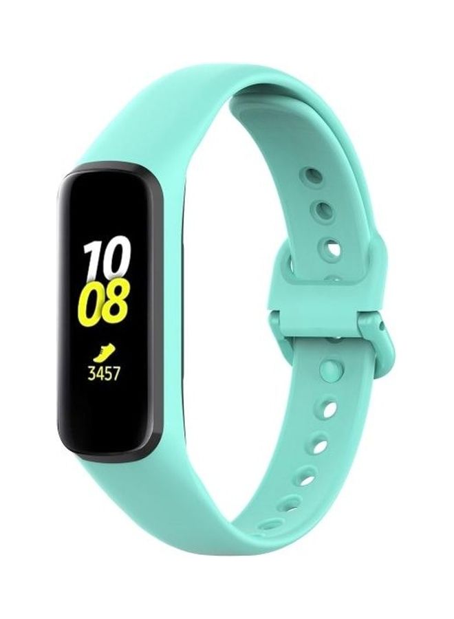 BGM Silicone Replacement Wrist Strap Watchband For Samsung Galaxy Fit 2 Green - Image 3