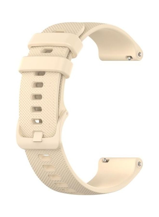 BGM Silicone Strap 22mm For Huawei Watch GT2e GT2 46mm Beige - Image 4