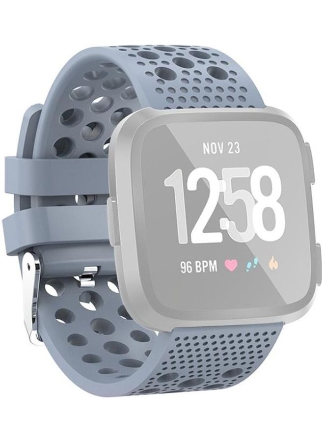 بي جي إم سوار بديل بفتحة دائرية للتهوية لساعة فيتبيت فيرسا رمادي - Image 1