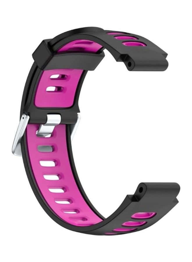BGM Replacement Strap With Accessories For Garmin Forerunner 735 XT Black/Rose Red - Image 1