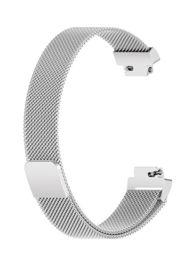 بي جي إم سوار معصم بديل ميلانيز لساعة فيتبيت إنسباير فضي - Image 1