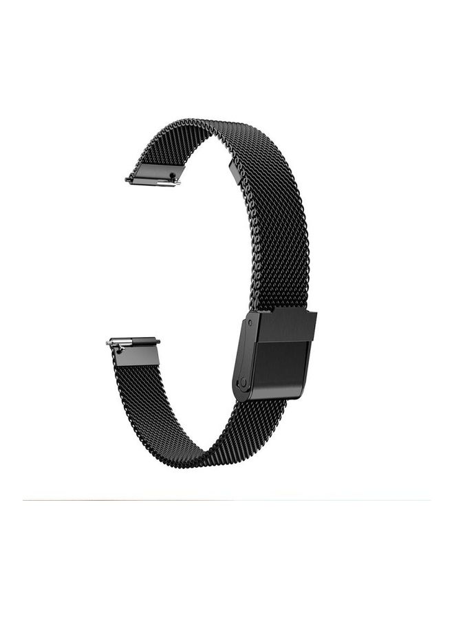 بي جي إم سوار ميلانيز بديل لساعة فيتبيت إيس 3/إنسباير 2 أسود - Image 1