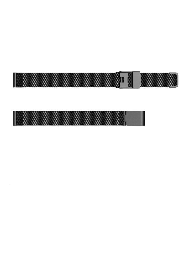 بي جي إم سوار ميلانيز بديل لساعة فيتبيت إيس 3/إنسباير 2 أسود - Image 2