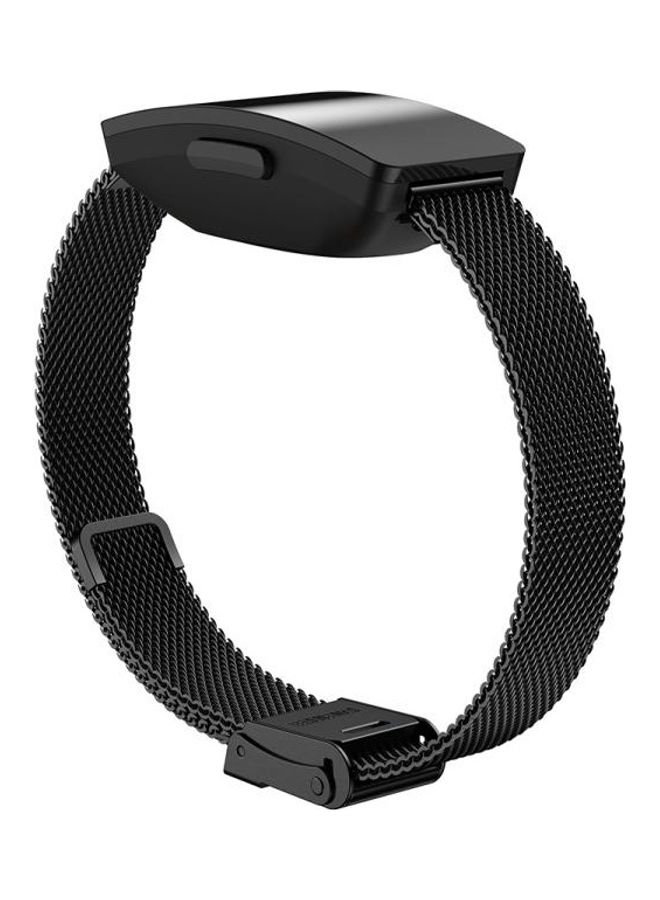 بي جي إم سوار ميلانيز بديل لساعة فيتبيت إيس 3/إنسباير 2 أسود - Image 4